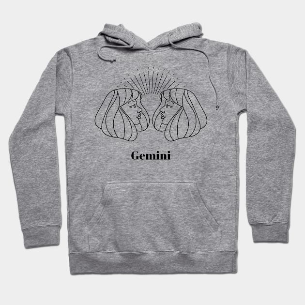 Gemini Design Hoodie by Imagination